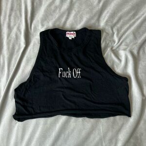 F off tank tshirt